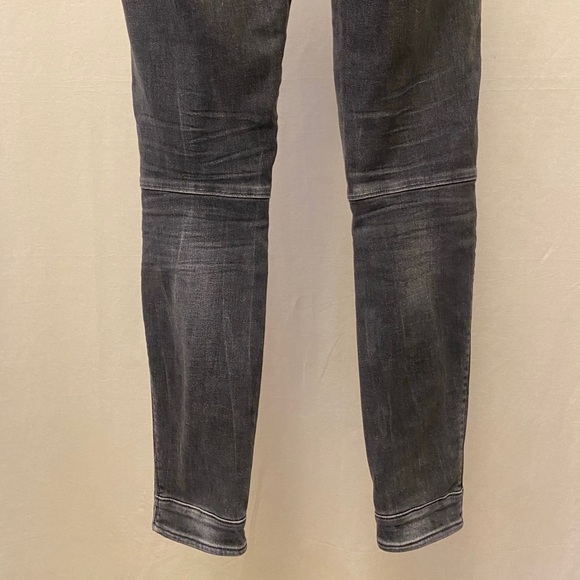 G-Star Raw Size 26 Jeans 5622 Knee Zip High Rise Skinny Women’s Gray Stretch - Picture 8 of 15